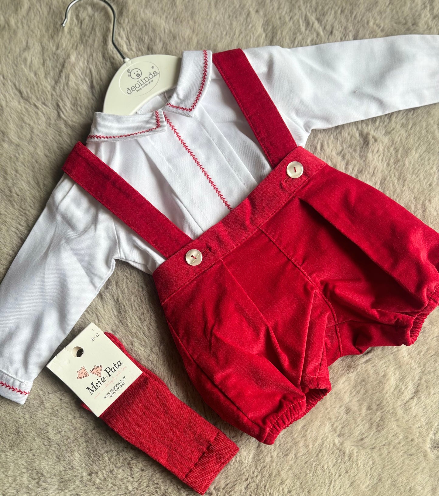 Deolinda Christmas Red boys outfit