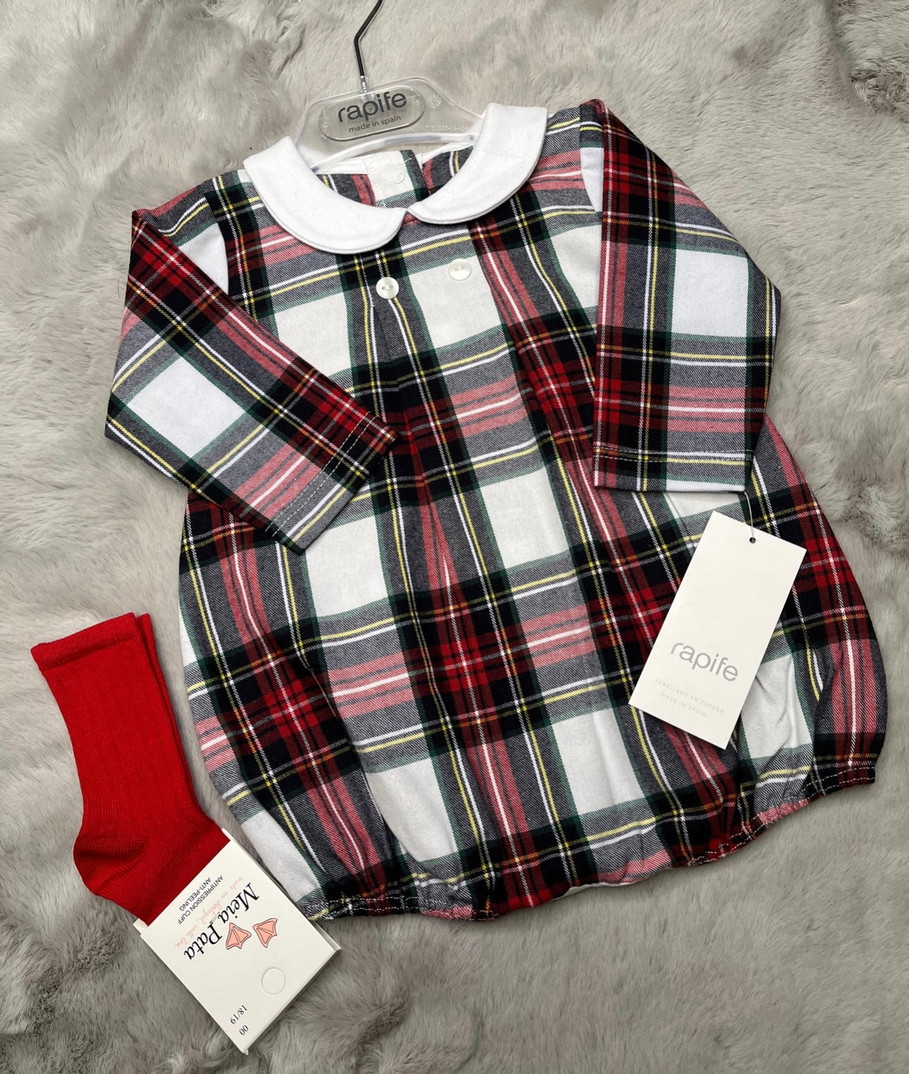 Rapife tartan romper