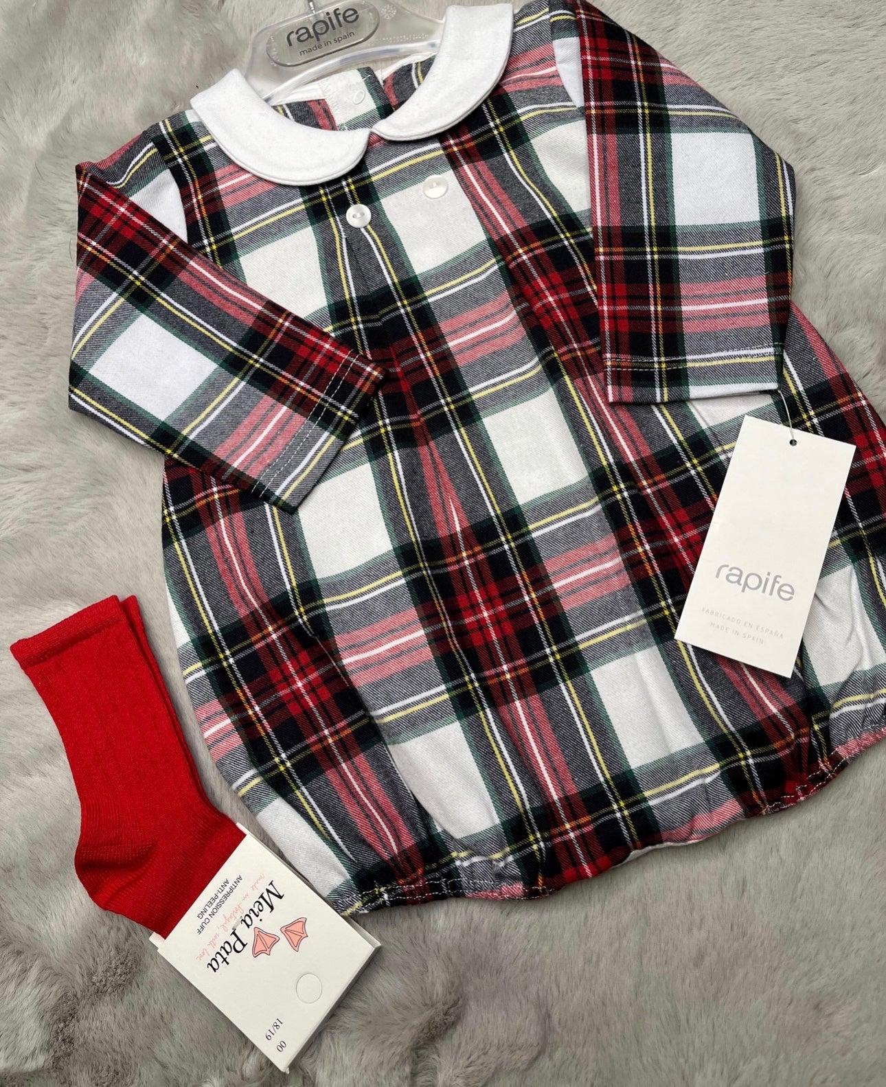 Rapife tartan romper