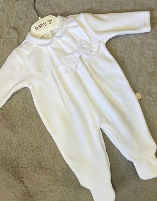 Baby Gi bow babygrow