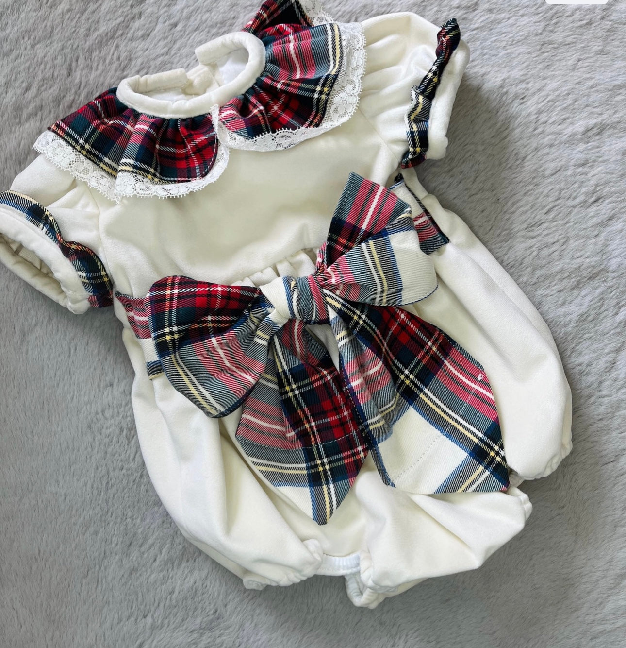 Fofettes tartan romper