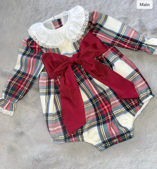 Fofettes tartan romper