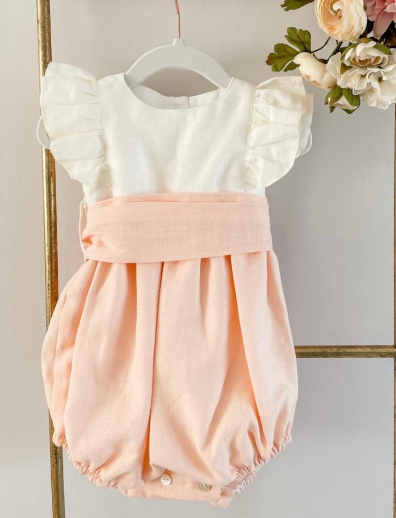 Fofettes peach romper