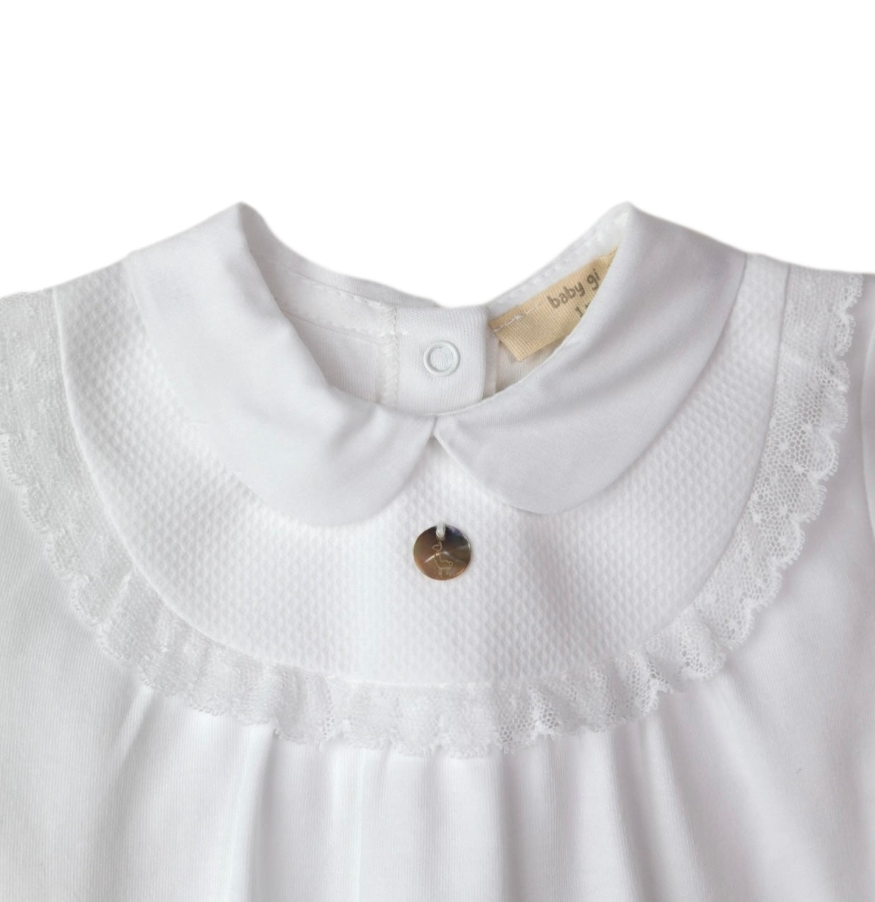 Baby Gi white Babygrow