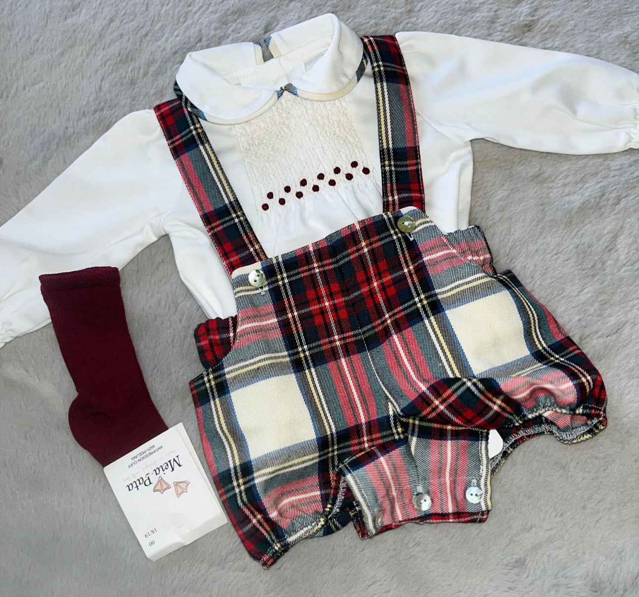 Fofettes tartan boys set