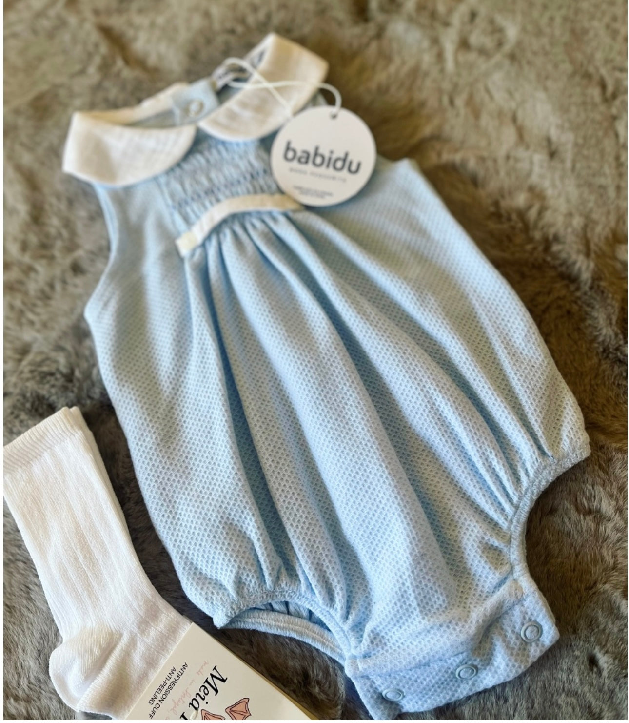 Babidu blue romper