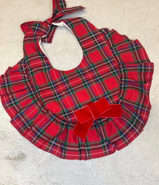 Phi tartan bib