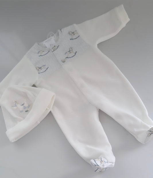 Deolinda rocking horse babygrow