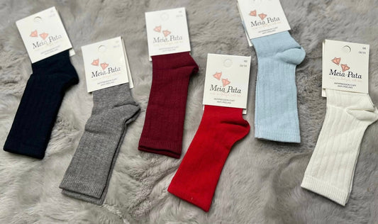 Meia Pata ribbed socks