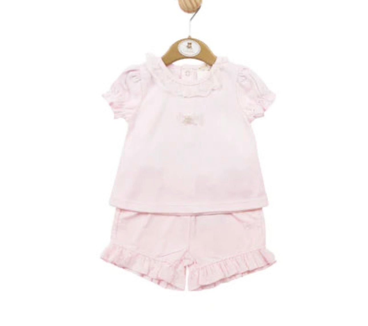 Mintini pink short set