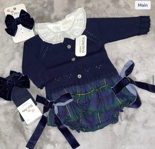 Phi tartan navy bloomers