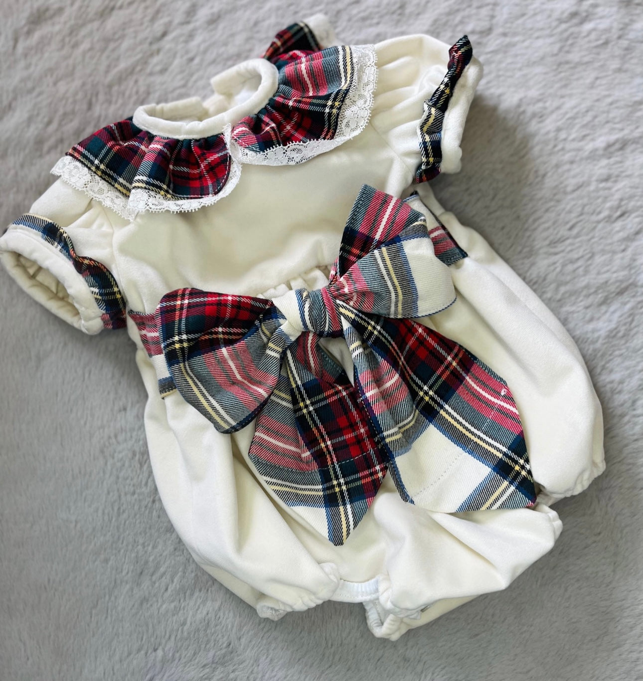 Fofettes tartan romper