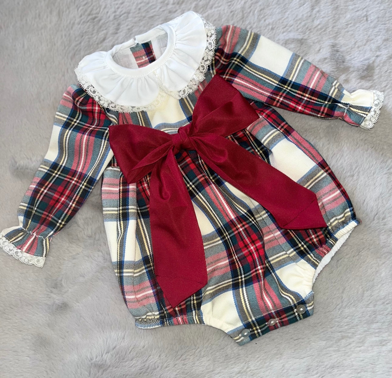 Fofettes tartan romper